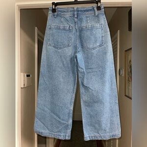 EUC Apiece Apart Wide Leg Cropped Jeans